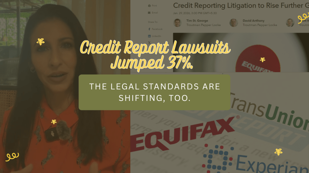 Credit report lawsuits jumped